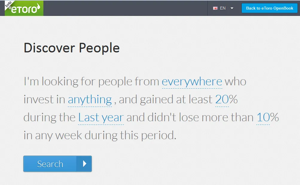 Etoro discover people tool