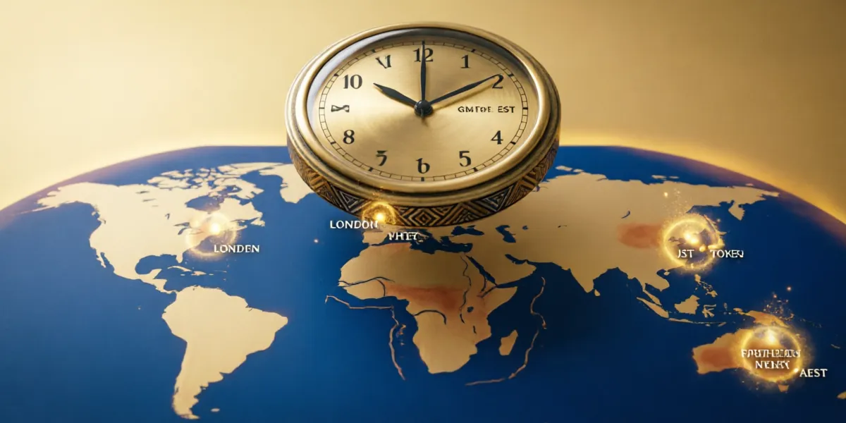 World trading sessions visualization for binary options traders in Kenya
