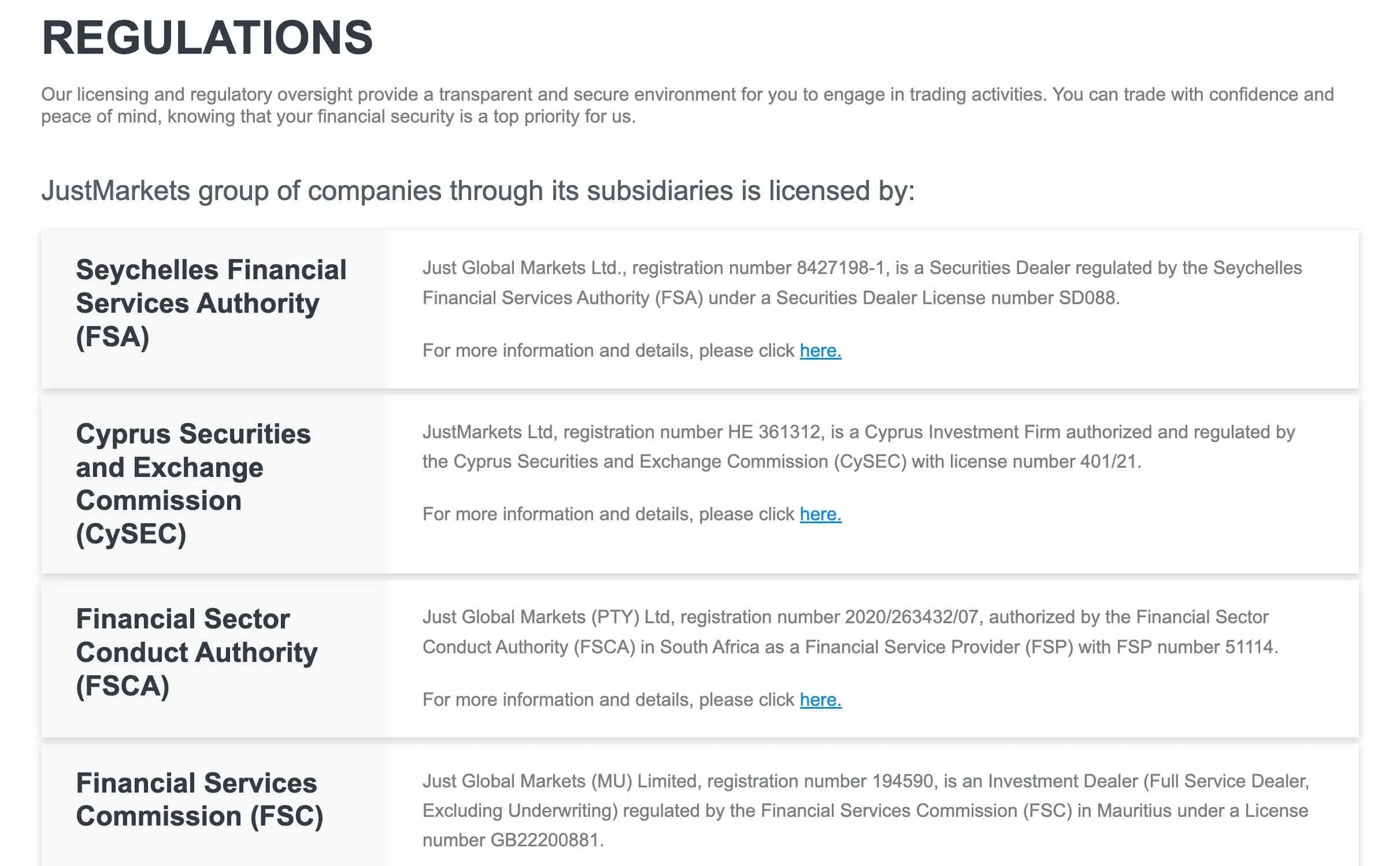 JustMarkets is a legit regulated forex broker